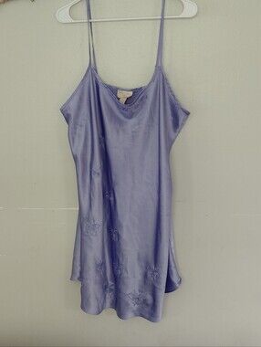 VTG Y2K Fairycore Butterfly Lilac Pastel Slip Dress Nightgown Inner Most Size 1X